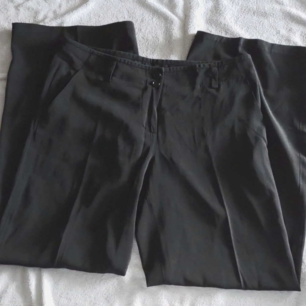 DKNY - Silk Elastane Black Pants